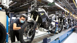 إنتاج الدراجات النارية من ياماها - جولة في المصنع