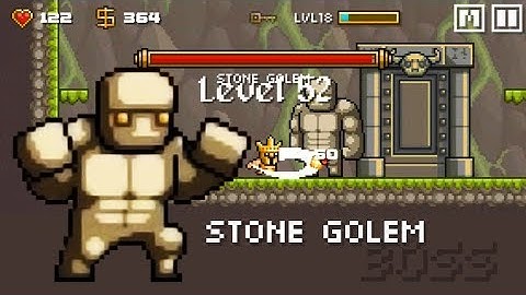 Devious Dungeon - Boss #4: Stone Golem (Level 52) - iOS