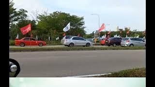 Perang Bendera Sempena Pilihan Raya Negeri Johor 2022 ( PRN ) #vlog