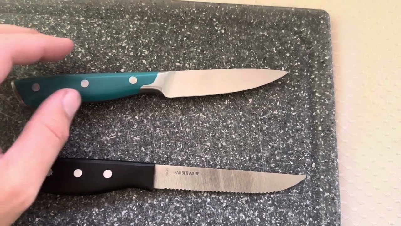 Pioneer Woman Paring Knife Vs Farberware Serrated Knife 