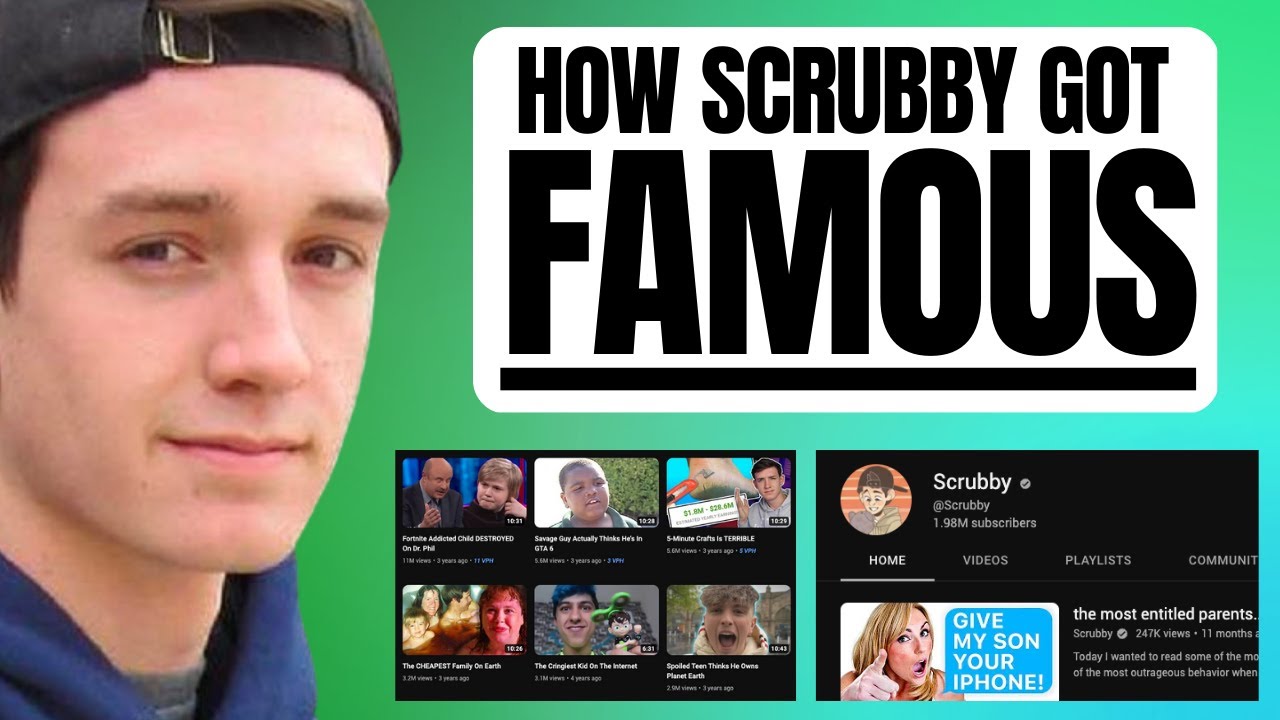 Scrubby'S Full Backstory - How Ryan Grew The Scrubby Brand To Millions Of Youtube Subscribers