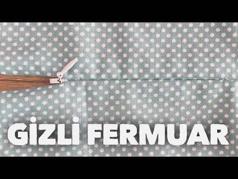 MÜKEMMEL GİZLİ FERMUAR BÖYLE DİKİLİR | Damla Toral