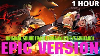 [1 HOUR]  Demon Slayer S2 original OST: Tengen Uzui vs Gyutaro Final Fight Theme | EPIC VERSION