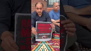British Kashmiris Pro-JKJAAC sitin 10th day protest outside Pakistani consulate Birmingham #kashmir
