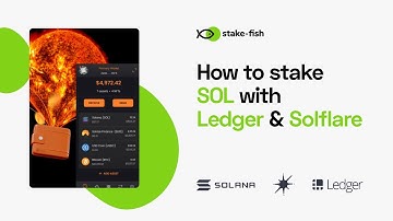 How to stake SOL with Ledger and Solflare