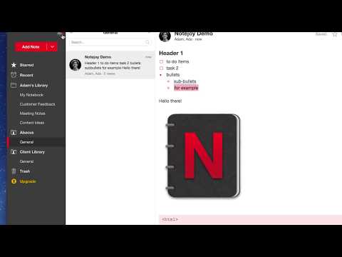 Notejoy Product Demo