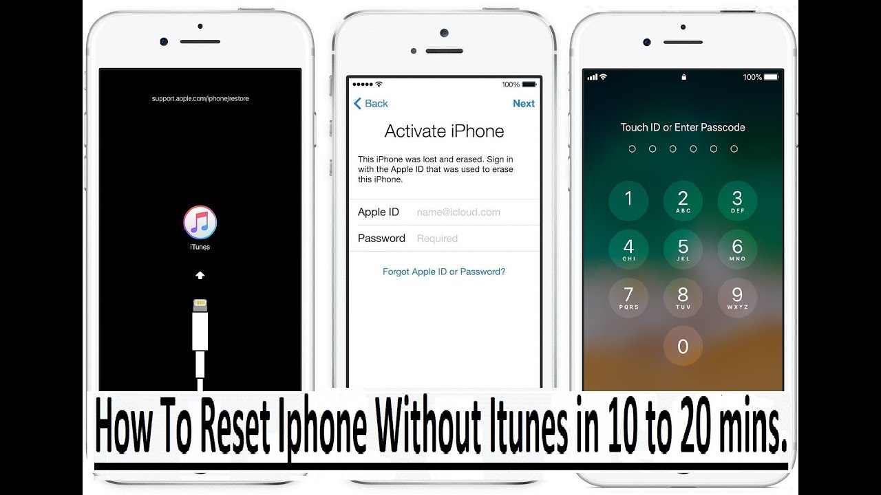 iphone passcode reset without restore