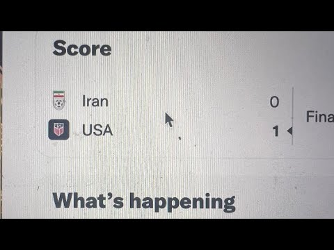 USA Advances After USA 1 - Iran 0 Win In 2022 World Cup Soccer Elimination Game