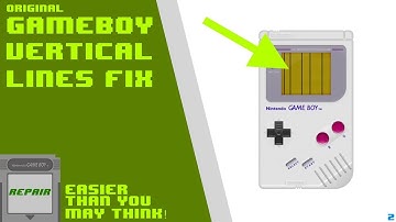 Original DMG Gameboy Vertical Line Repair- The Game Boy Guy