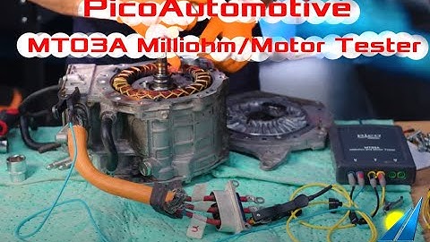 PicoAuto MT03A Milliohm and Motor Tester for Vehicle Diagnostics from Saelig