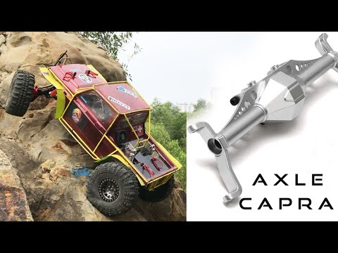 capra axle 4x4 rock crawler rc 1:10