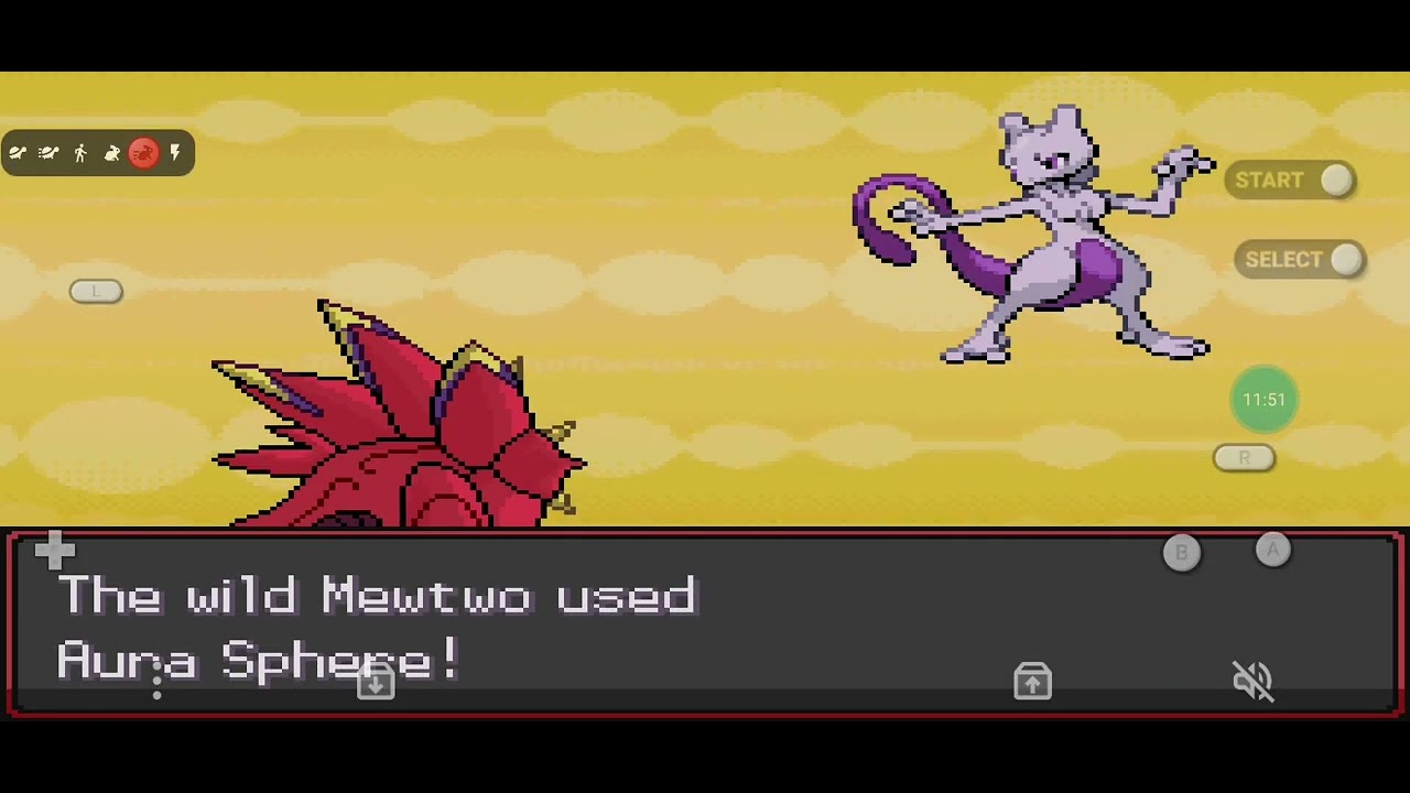 LOCALIZAÇÃO POKÉMON RAROS+DARK MEWTWO - ULTRA FIRE RED (GBA) 