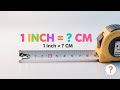 1 Inch is Equal to How Many CM? | Simple Inches to Centimeters Conversion Explained!