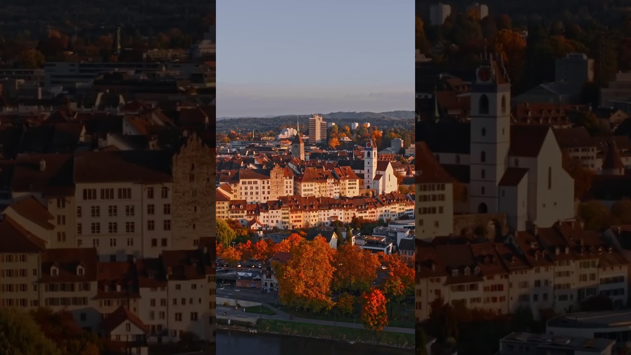 Aarau, Switzerland ✨ Capital of Canton Aargau from Above