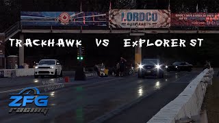 Modified Explorer ST VS Pullied and Tuned Trackhawk