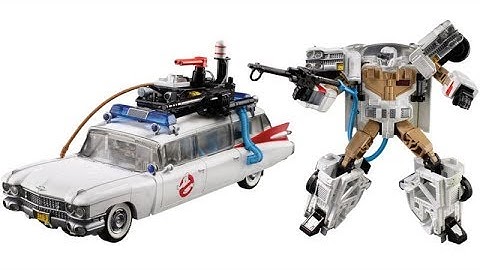 Revealed GameStop Exclusive Ghostbusters Ectotron Transformer with Slimer