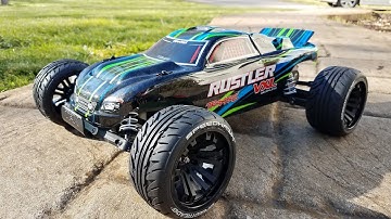 Traxxas Rustler 2wd vxl Street Tire Upgrade/ Duratrax Speedtreads Speedhawks, Tire Test