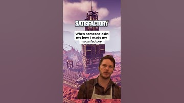 I have no planning when I build my mega factories. 🤷🏻‍♂️👷‍♂️ #satisfactory #memes #funny