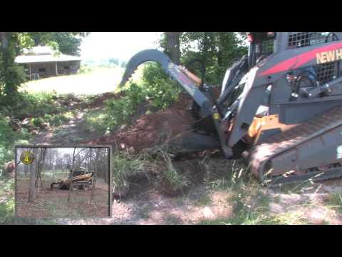 Construction Attachments Stump Grapple Demo