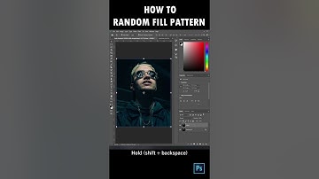 How to create random fill pattern in photoshop (EASY)