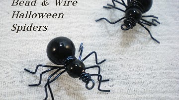 Beaded Halloween Spider Video Tutorial