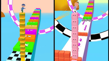 Cube Surfer! Play Mobile Game/for Android/for iOS/Walkthrough/Gameplay/ Level 1-4