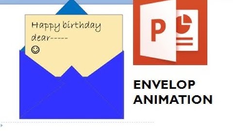 How to make an Open Envelope Animation Effect in Power Point.