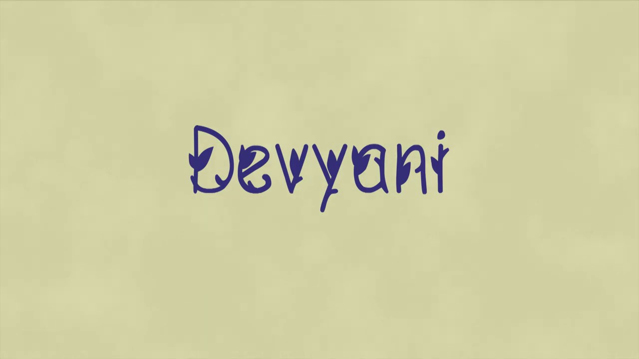Devyani | Logo Animation | Adobe After Effects - YouTube