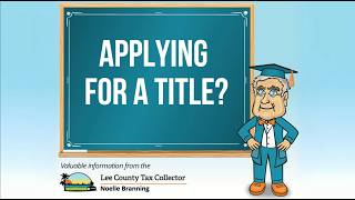 HOW TO FILL OUT FORM 82040 (APPLICATION FOR TITLE)