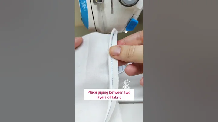 How to sew piping (sewing tutorial)