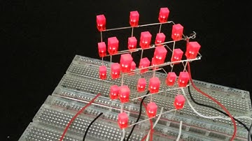아두이노 3x3x3 LEd cube : 코코아팹/오렌지보드_Arduino board project