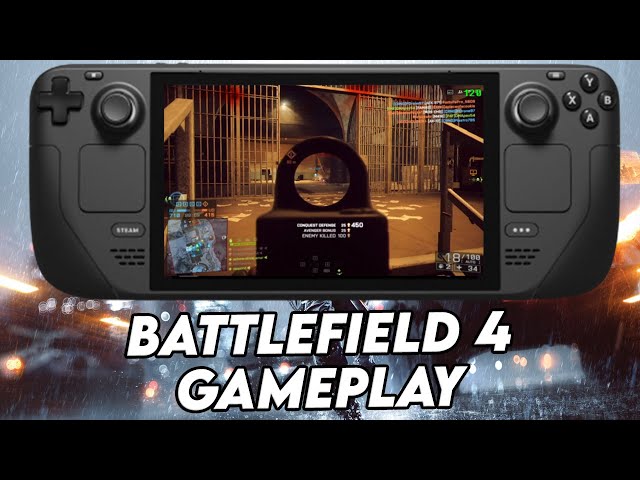 Battlefield 4 Steam Deck Gameplay 