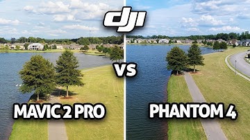 1" Camera Shootout! DJI Mavic 2 Pro vs Phantom 4 (4K)