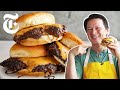 Kenji makes oklahoma onion burgers  nyt cooking