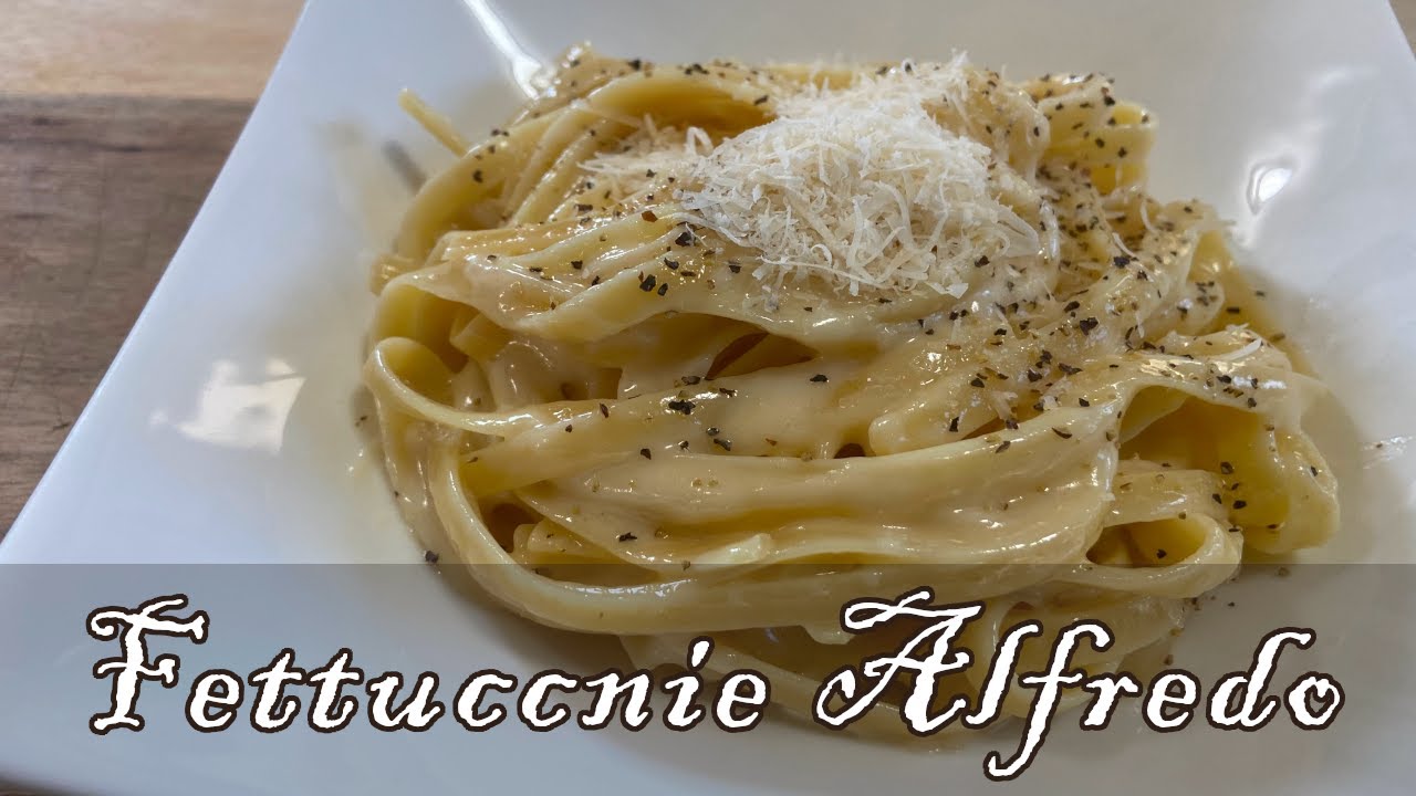 Fettuccine Alfredo NO Heavy Cream YouTube