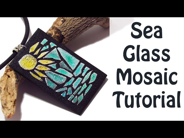 Sea Glass Mosaic Tutorial - YouTube