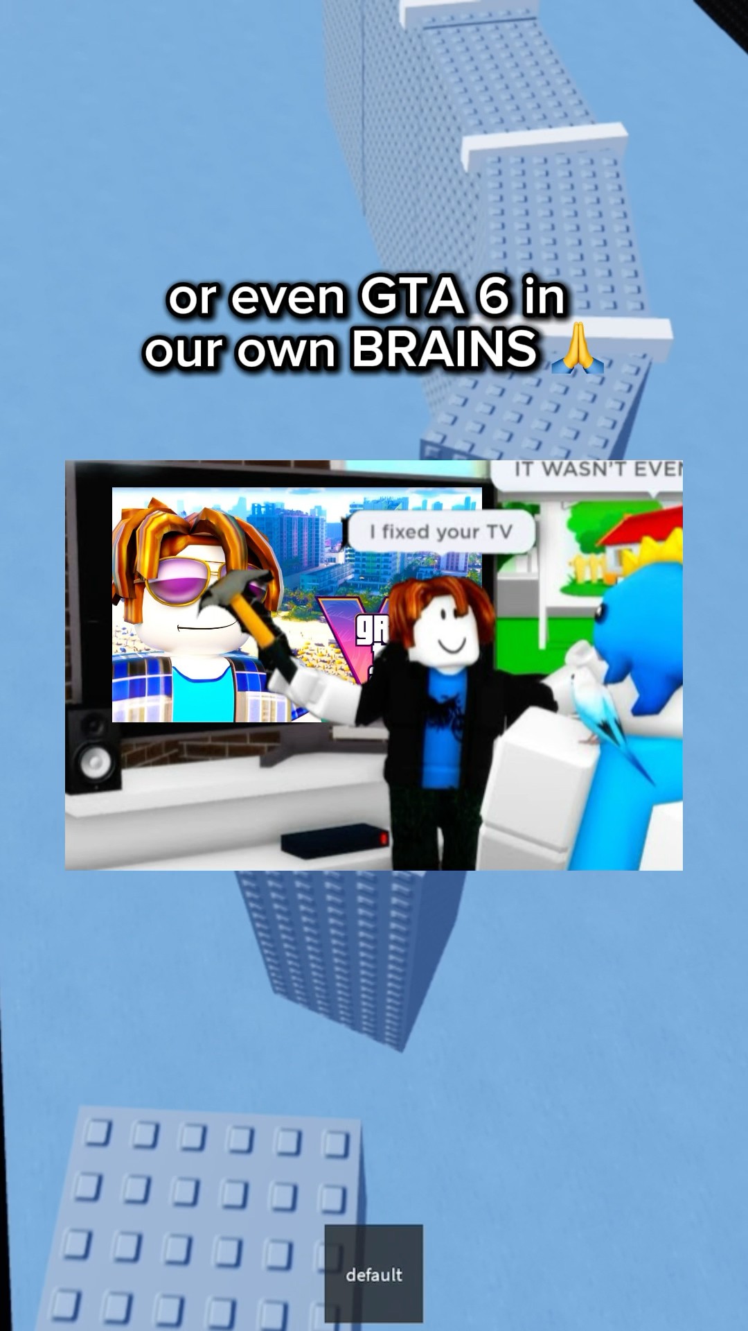 GAMING WITH YOUR BRAIN Roblox Rblx Robloxrant Relatable YouTube Oardefault 