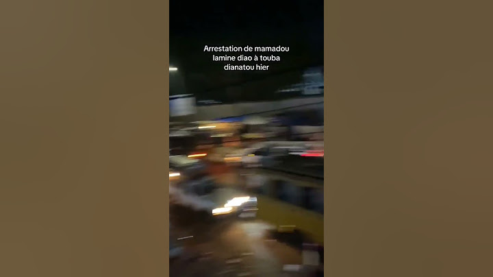 arrestation de Mamadou Lamine Diao a Touba le tueur de Aziz Dabala