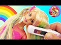 BARBIE RAINBUE HÅR Dukke Rainbue hårfarve med fladjern til Barbie