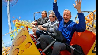 Wild Mouse coaster spins insanely fast POV