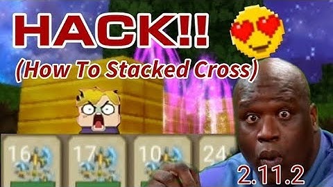 How To Make Stacked Cross 2021!? 🤩🤯👌-(100% Real!?) Skyblock | Blockman Go | Read Description