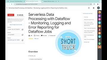 Serverless Data Processing with Dataflow - Monitoring, Logging and Error Reporting for Dataflow Jobs