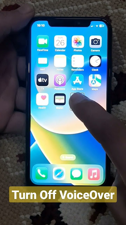 How To Turn Off VoiceOver or Talkback on Iphone X