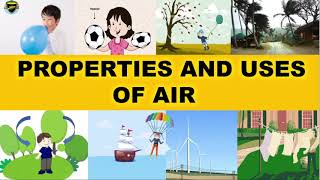 Properties Of Air Uses Of Air Properties Of Air For Kids Characteristics Of Air What Is Air Youtube