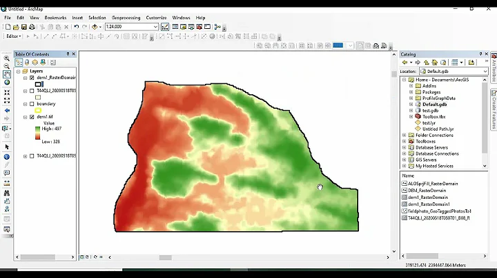 Getting boundary of raster image as polygon in ArcMap