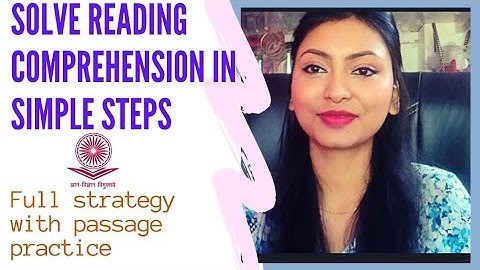 HOW TO SOLVE READING COMPREHENSION EASILY || BEST STRATEGY & EASY TECHNIQUE