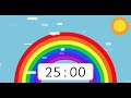 Rainbow timer 25 minute 