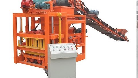 multifunctional QTJ4-26 semi-automatic concrete hollow block interlock paver brick making machine