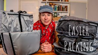 How to BETTER organise your BIKE BAGS  Ortlieb Packing cubes & commuter insert