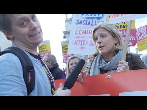 'A day of humiliation for Tommy Robinson': Owen Jones goes to an anti-fascist march